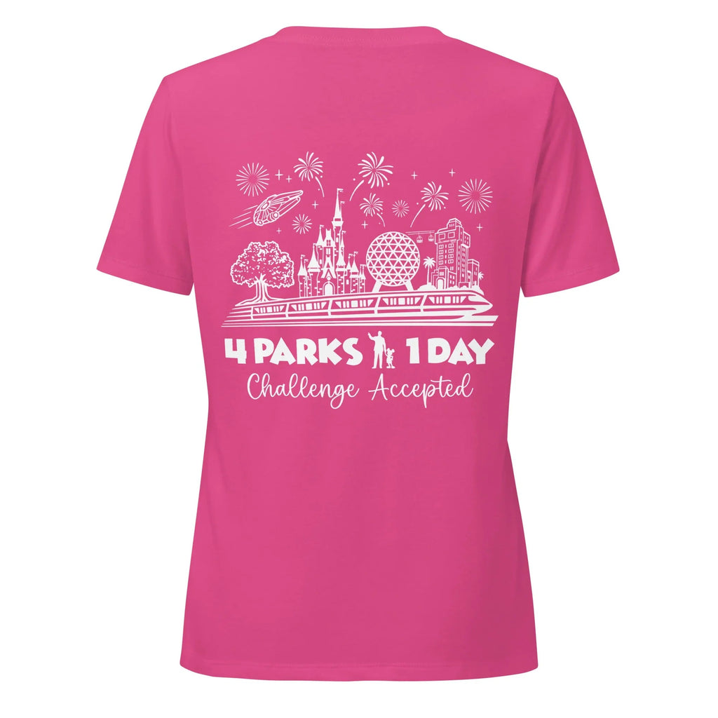 Women's Disney Park Hop Shirt, 4 Parks 1 Day Challenge Tee product image 10