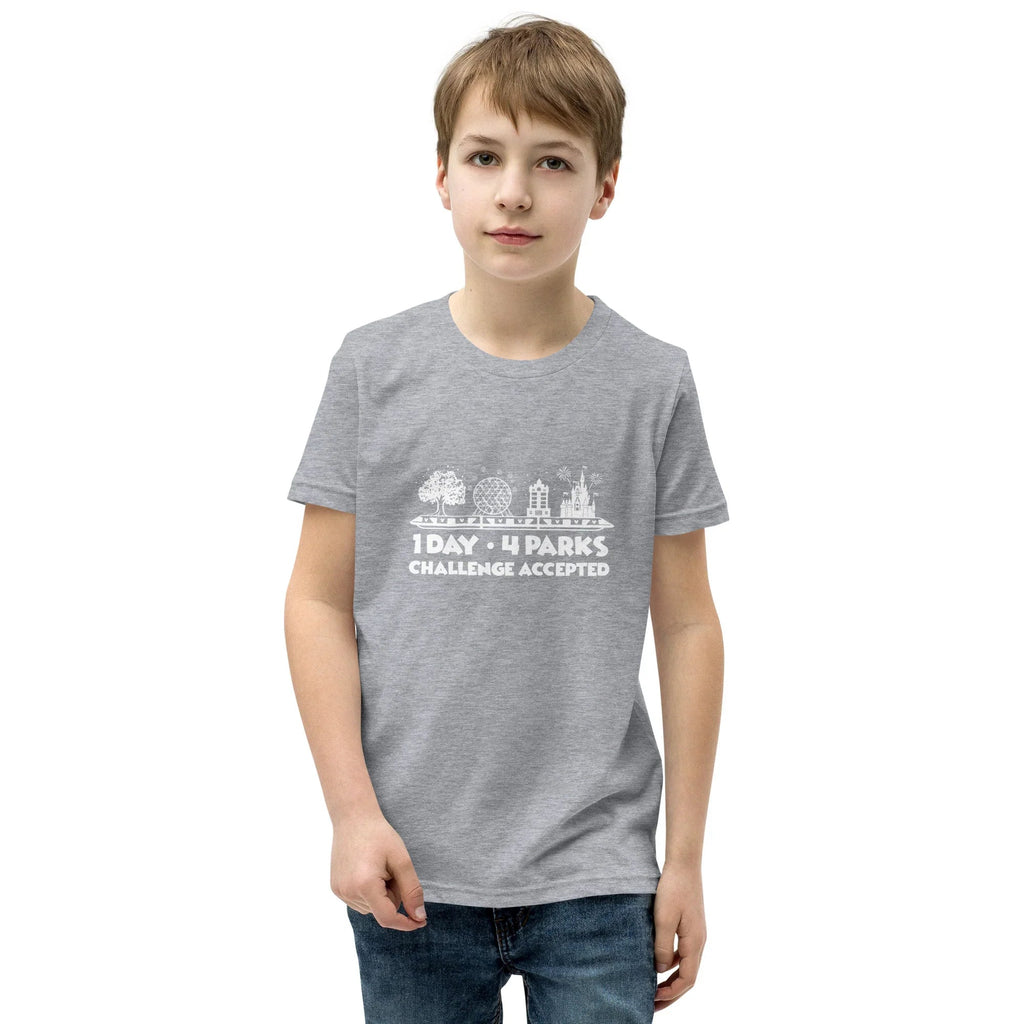 1 Day 4 Parks Challenge Disney t-shirt - White product image 10