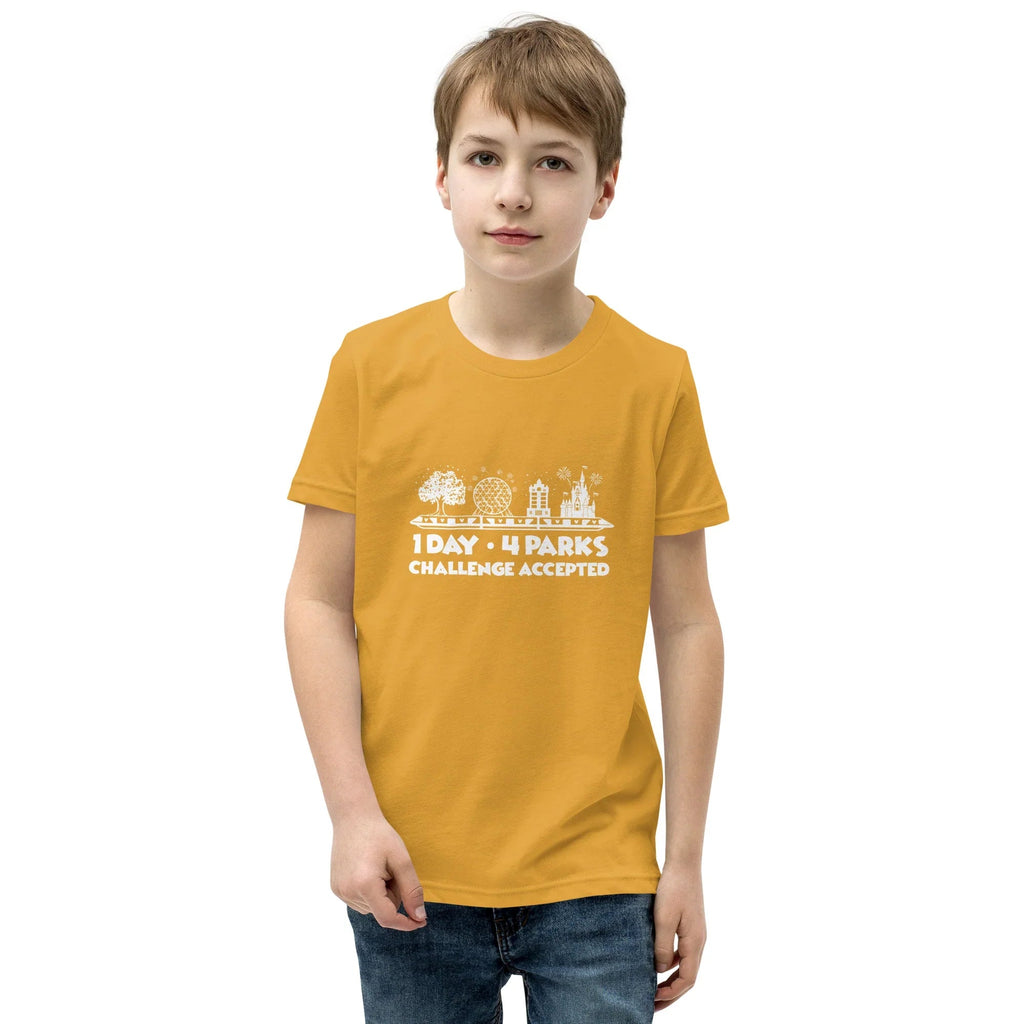 1 Day 4 Parks Challenge Disney t-shirt - White product image 11