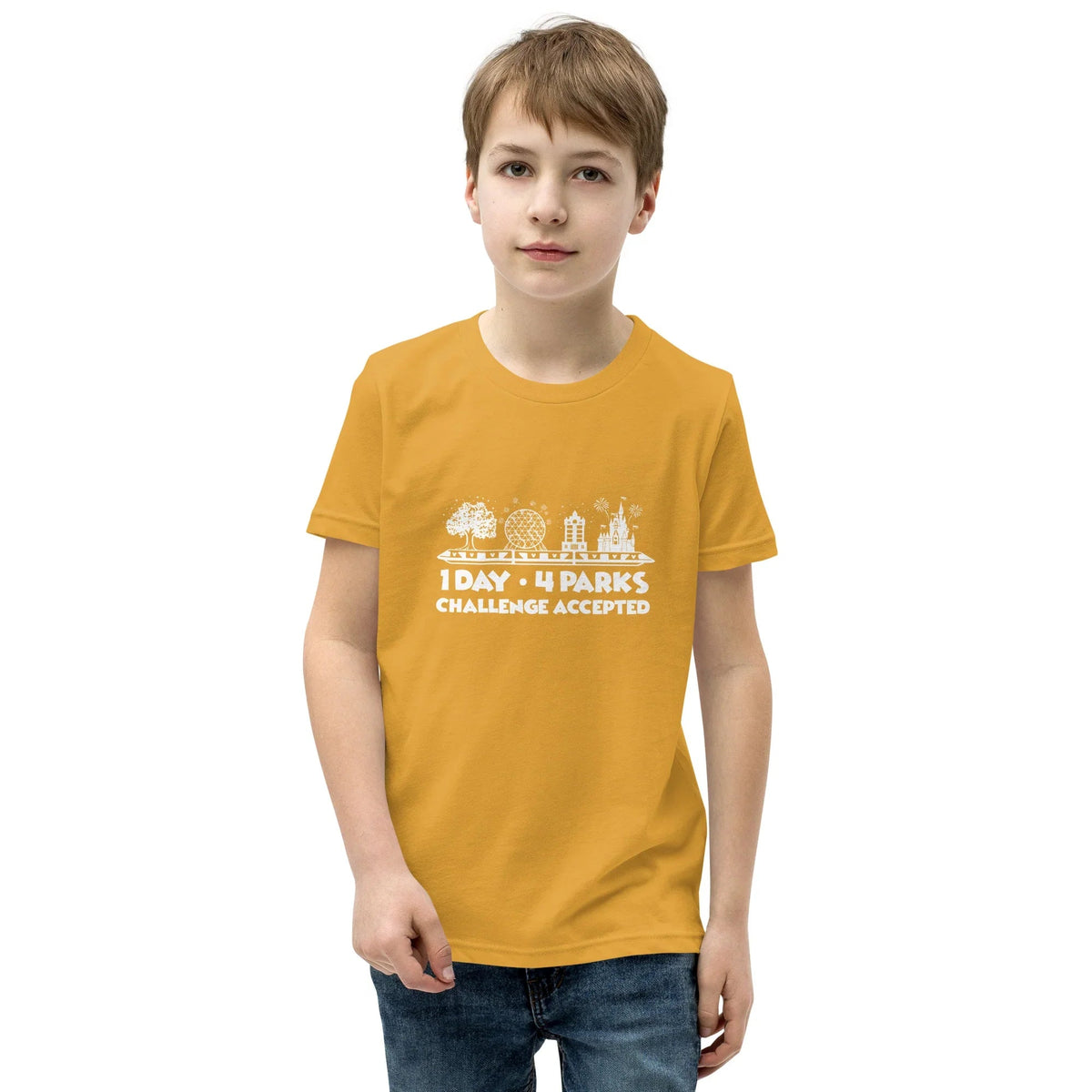 1 Day 4 Parks Challenge Disney t-shirt - White product image 11